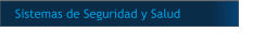 Sistemas de Seguridad y Salud